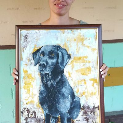Nelli, Fekete labrador portré